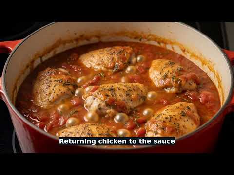 Pollo alla Cacciatora con Olive e Capperi recipe video thumbnail