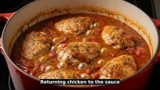 Pollo alla Cacciatora con Olive e Capperi | Easy Recipe