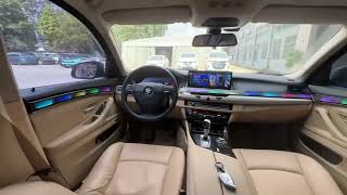 12.3 inch BMW Android car stereo system with Ambient light car radio old to new upgrade 