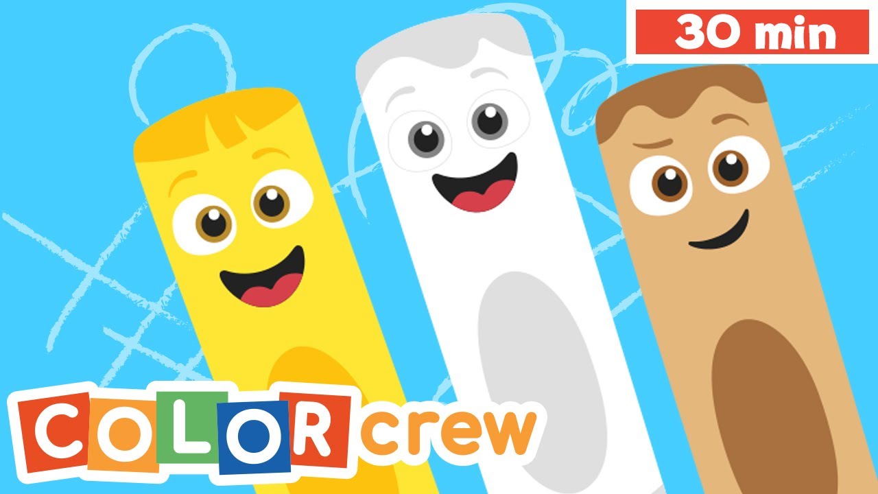 Toddler Learning Video | Color Crew - Compilation | @BabyFirst Learn ...