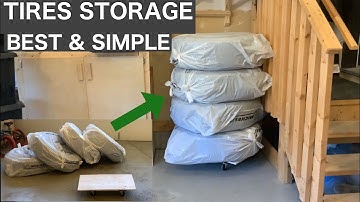 The best and simplest way to store tires