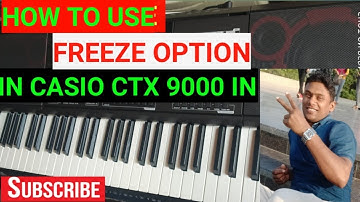 HOW TO USE FREEZE BUTTON IN CASIO CTX 9000 IN AND 8000 IN###