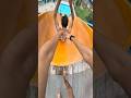 let's play a game in water park#waterslide#parkour#slide