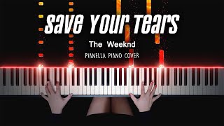 The Weeknd - Save Your Tears | Piano Cover by Pianella Piano chords