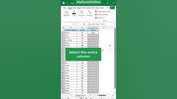 Fill Down Excel Magic ✨ #myexcelonline #excel #shorts