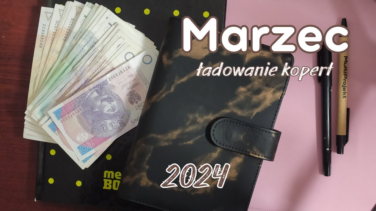 Załaduj ze mną koperty na marzec 2024 | budzet kopertowy, oszczędzanie