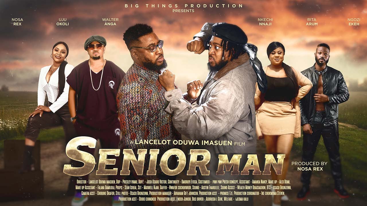 ⁣SENIOR MAN  - NOSA REX, UJU OKOLI, WALTER ANGA, LANCELOT ODOWA IMASUEN