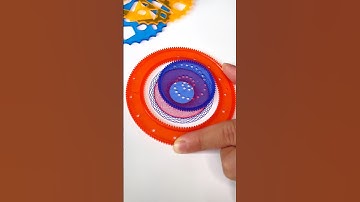 Unleash Your Inner Artist with Spirograph! 🎨 #spirograph #satisfying #art #indianart  #shorts