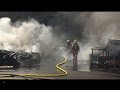 Structure fire cintas 2alarm warehouse fire portland fire and rescue 060516 4k