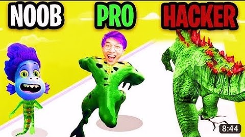 NOB vs PRO vs HACKER | Godzilla kaiju run #trending