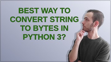 Best way to convert string to bytes in Python 3?
