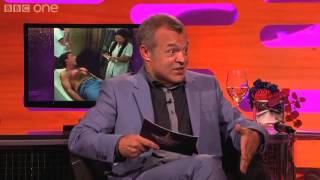 Steve Carell's famous chest waxing scene   The Graham Norton Show  Series 13 Episode 12   BBC One