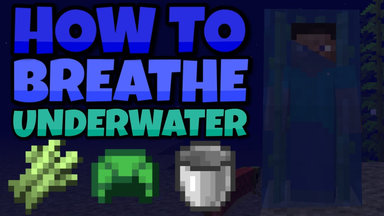 How To Breathe Underwater in Minecraft 1.20 - YouTube