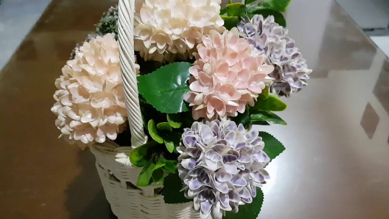 Seashell flower Hydrangea DIY