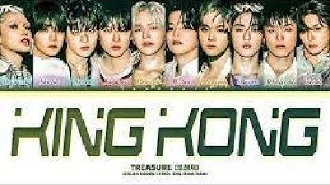 TREASURE "KING KONG " COLOUR CODED LYRICS ENG HAN ROM