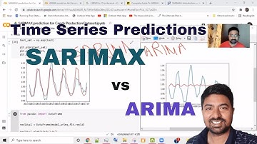 Time Series Forecasting using SARIMAX and compared with ARIMA