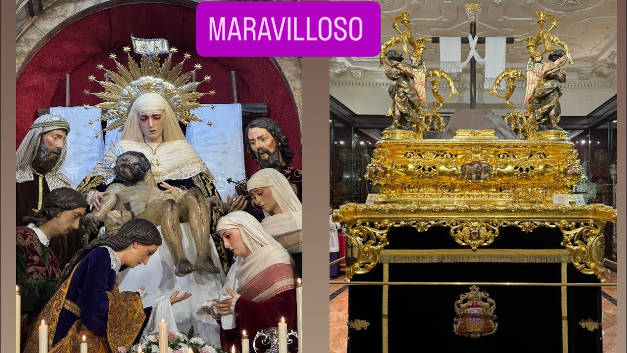 💜VISITA OBLIGADA MORTAJA MUÑIDOR SEMANA SANTA de SEVILLA 2026 #semanasanta #semanasantasevilla 