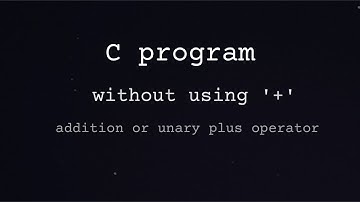 c program without  
