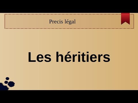 Vidéo: Dans Quelles Conditions Les Petits-enfants Peuvent-ils Hériter Par La Loi En Premier Lieu