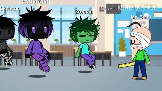 Monster School||Herobrine got kidnapped||part 2||Gacha life screenshot 5