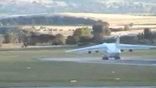 Giant Plane Can't Take Off In Time