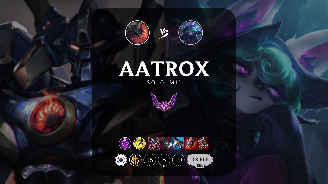 Aatrox Mid vs Vex - KR Master Patch 13.13