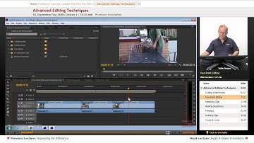 "Advanced Editing Techniques" | Adobe Premiere Pro CS6 with Educator.com
