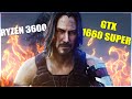 CYBERPUNK 2077 RENDIMIENTO con RYZEN 3600 y GTX 1660 SUPER