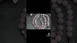 Pink Rosary, Pink Quartz Our Lady of Guadalupe