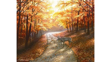 How to Paint Autumn Trees | Acrylic Painting