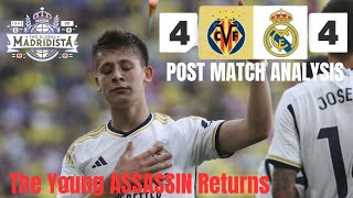 Villareal vs Real Madrid Post Match Analysis
