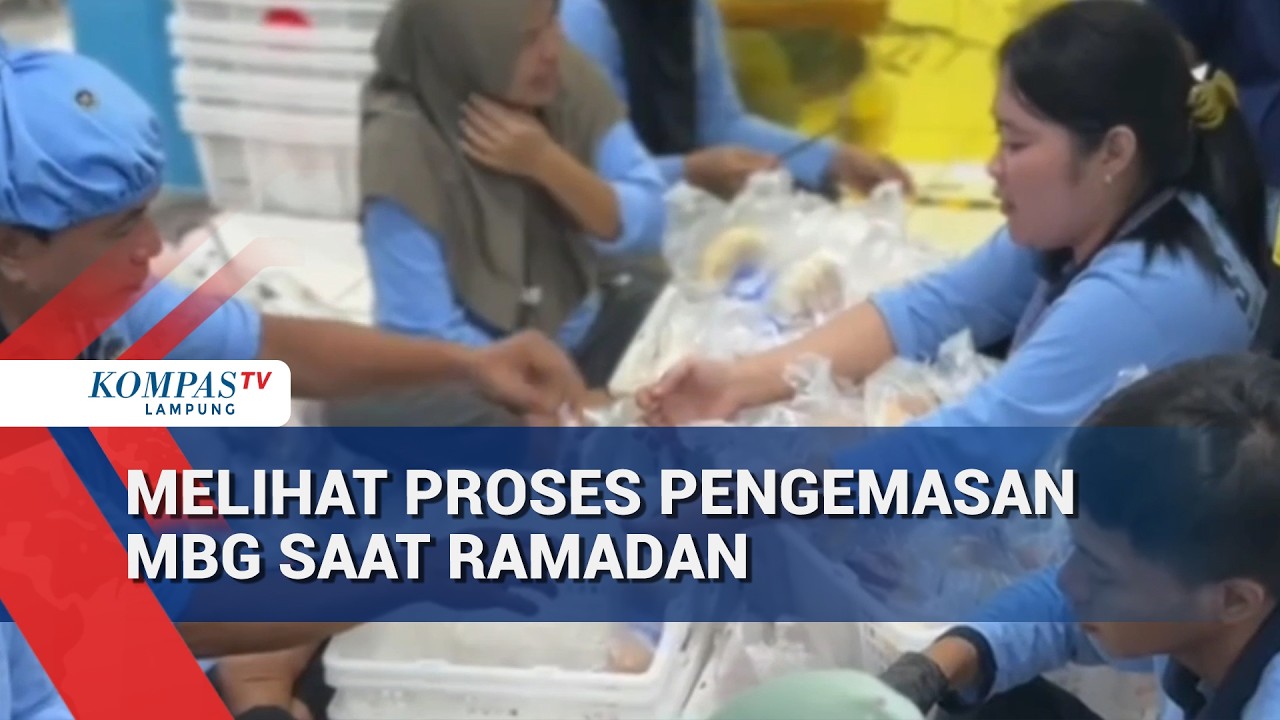 Melihat Proses Pengemasan MBG Saat Ramadan