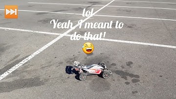 RC Car Arrma Typhon 3s stock speed run, can it do over 100kph? + Crash