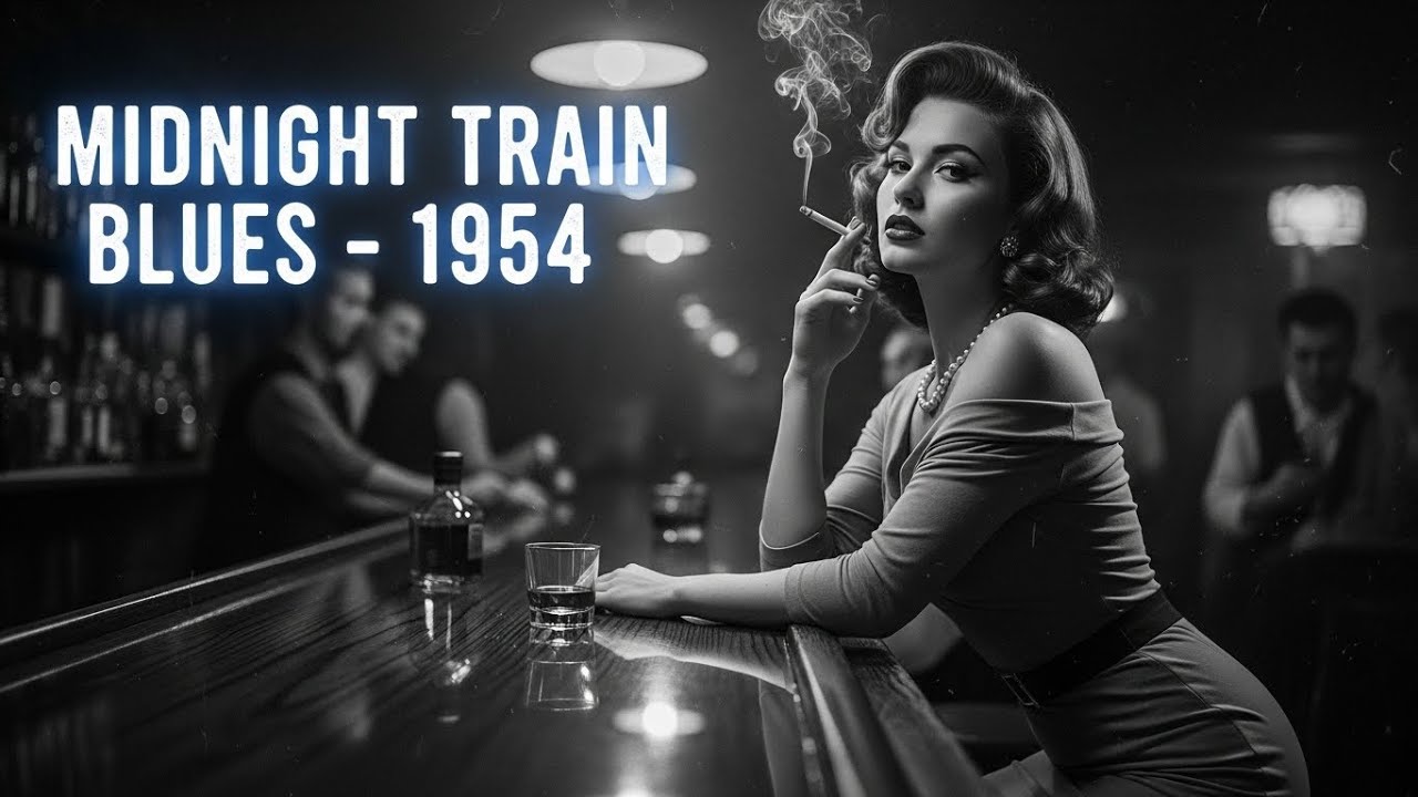 Midnight Train Blues (1954) – Noir Electric Blues | Early 1950s Southern Juke Joint