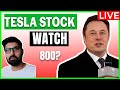 Tesla Stock Power Hour - $800 Hold? | Live Day Trading Options and Stock Analysis