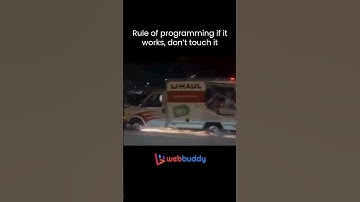 Rule of programming if it works, don’t touch it