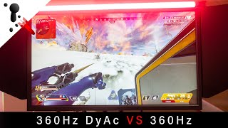 360Hz VS 360Hz DyAc: Best gaming monitor for pro and competitive players? | BenQ Zowie XL2566K