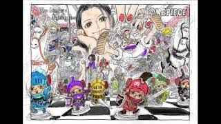 Grandmaster Oda's time lapse drawing of the Chess-themed Color Spread of Chapter 1113 STALEMATE !