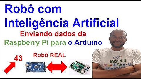 Robô Definitivo 43 - Ajuste do Código - Enviando dados da Raspberry Pi para o Arduino - Robô com IA