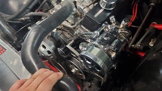 How to install Billet Specialties Brackets and AC Compressor