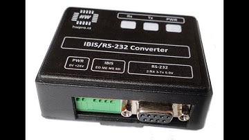 IBIS/RS232 Converter, BUSE, communication
