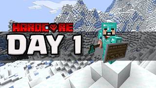 DAY 1 Hardcore Minecraft… it begins