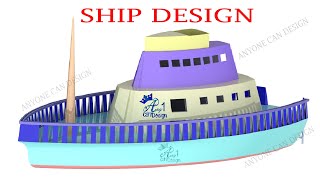 Ship design in solidworks | solidworks tutorial | solidworks loft guide curve | Anyone can design