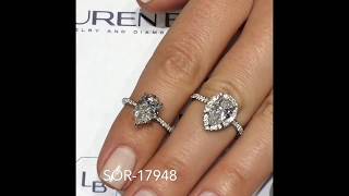 Pear Shape Engagement Ring Designs