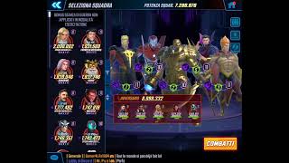Iron Patriot vs. Blue Marvel / war counters Blue Marvel/ MSF/ Marvel Strike Force 