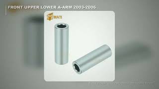 MATI Front Upper & Lower A-Arm Bushing Seal Kit For Suzuki LT-Z400 Quadsport Z 400 2003-2014 Kawasak
