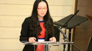 Sister Jocelyn's Baptism Testimony: A girl who prefer leg-crossing while speaking......