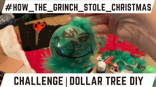Grinch Crafts | #How_The_Grinch_Stole_Christmas_Collab | Dollar Tree DIY