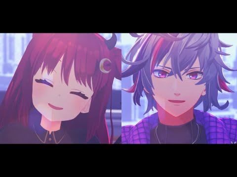 【夢月ロア/不破湊】No title【にじさんじMMD/スプラ師弟】