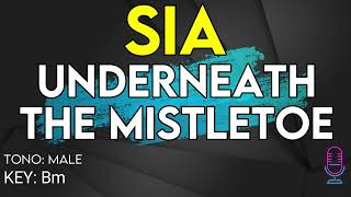 Sia - Underneath The Mistletoe - Karaoke Instrumental - Male